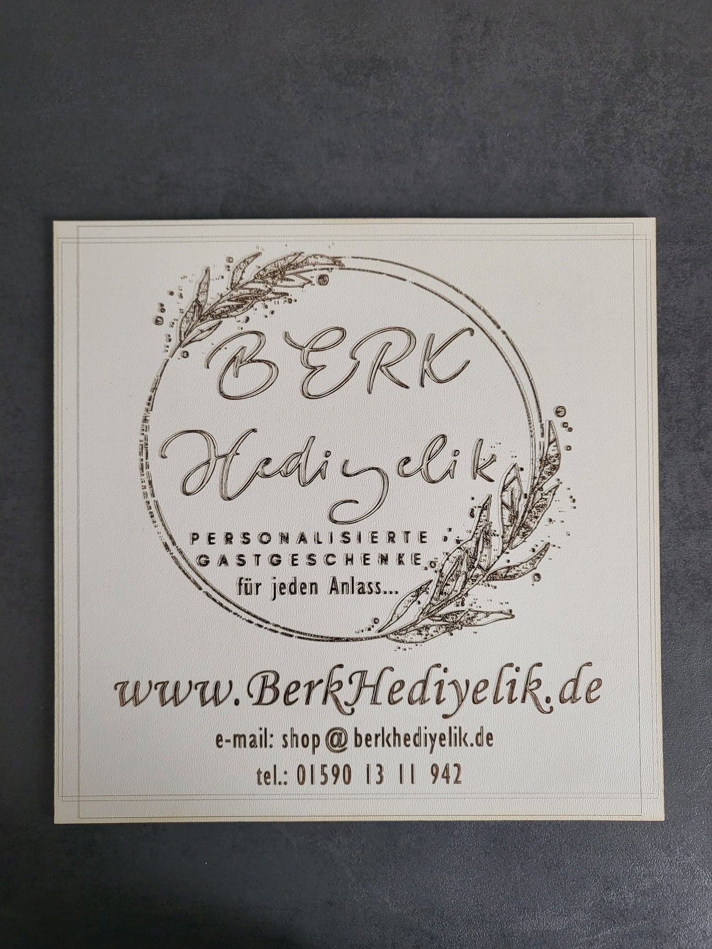 WerbeSchild- Logo (HDF) - BerkHediyelik.de