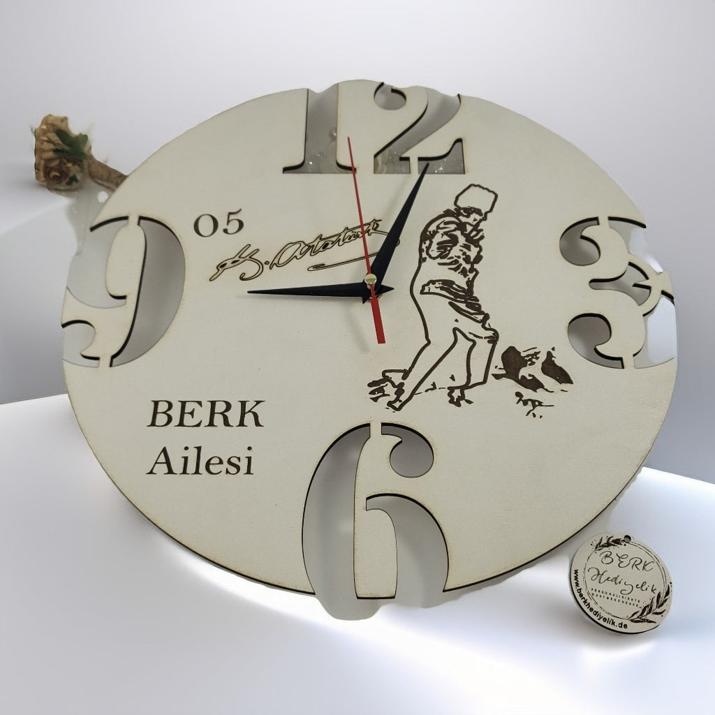 WandUhr - Individuell Personalisiert (HDF) - Berk-Geschenke.de