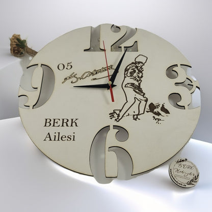 WandUhr - Individuell Personalisiert (HDF) - Berk-Geschenke.de