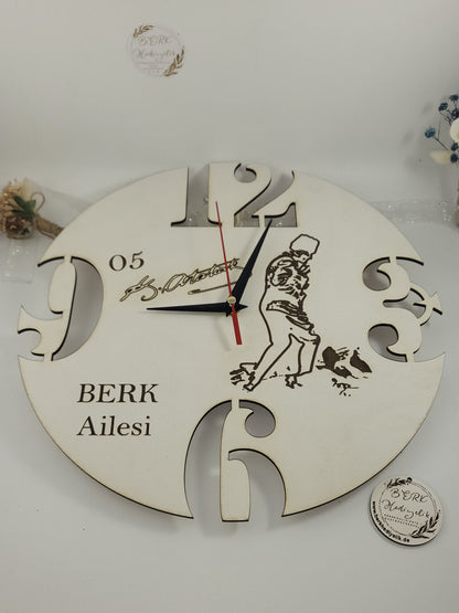 WandUhr - Individuell Personalisiert (HDF) - Berk-Geschenke.de