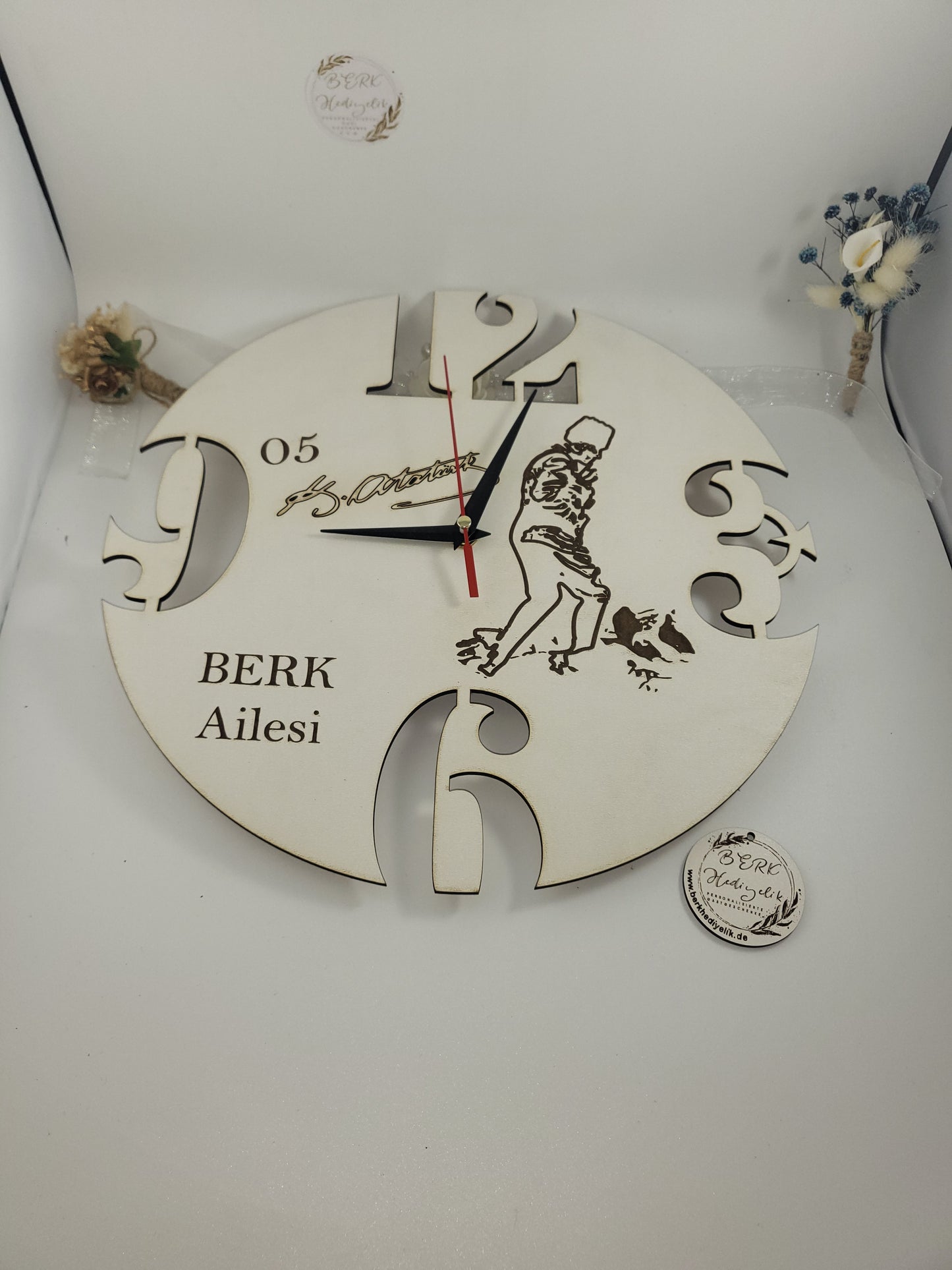 WandUhr - Individuell Personalisiert (HDF) - Berk-Geschenke.de